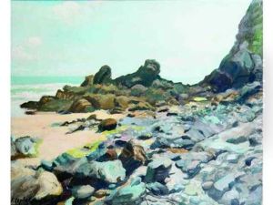 Bord De Mer (bretagne) by France Leplat
