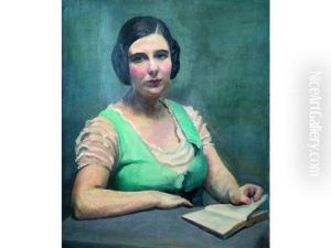Portrait De Femme Lisant (madame Bever)