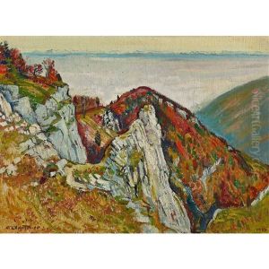 Alpes Brouillard by Charles L'Eplattenier
