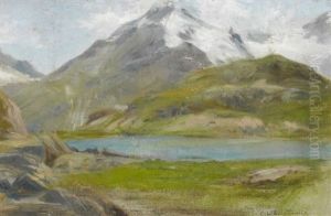 Der Bergsee by Charles L'Eplattenier
