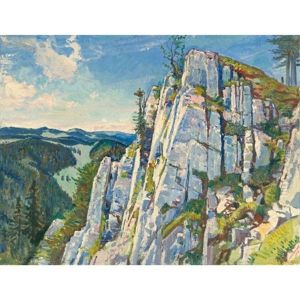 La Falaise (mountain Range) by Charles L'Eplattenier