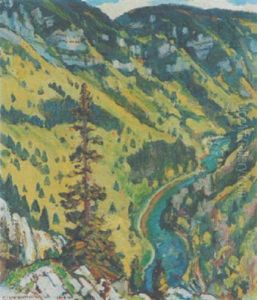 Vue Sur Moron, Printemps by Charles L'Eplattenier