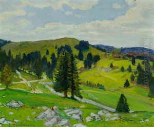Vue Des Alpes, Coup De Soleil by Charles L'Eplattenier
