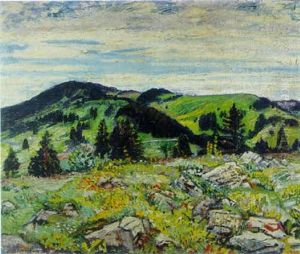 Vue Des Alpes, Soir