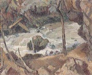 Gebirgsbach by Charles L'Eplattenier