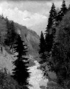 Gebirgsbach by Charles L'Eplattenier
