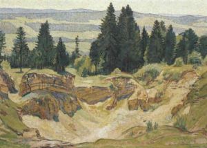 Environs De La Chaux-de-fonds by Charles L'Eplattenier