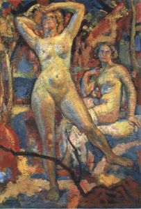 Baigneuses Le Soir by Charles L'Eplattenier