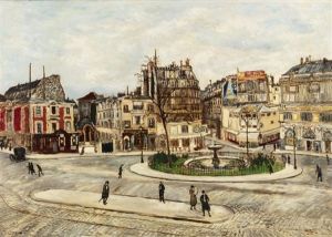 Place Pigalle by Marcel Leprin