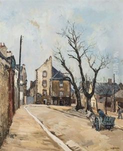 Place De Village by Marcel Leprin