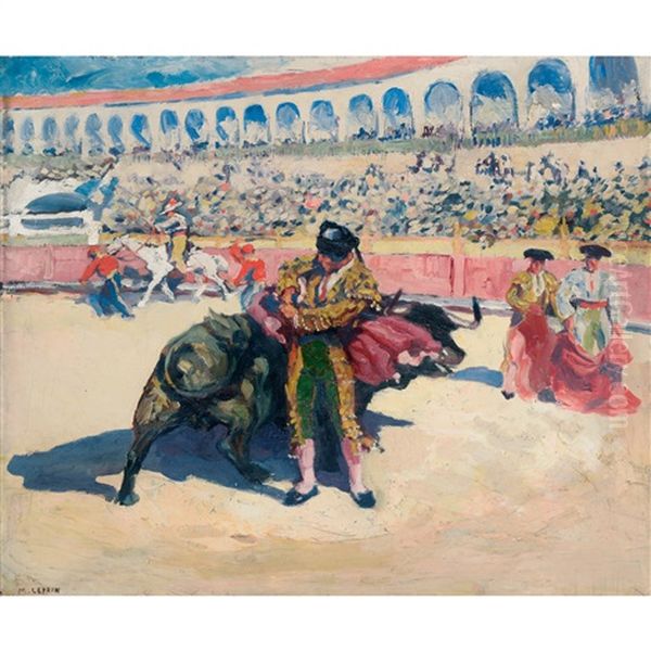 Scene De Tauromachie - view 1