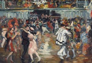Le Bal Du Moulin Rouge by Marcel Leprin