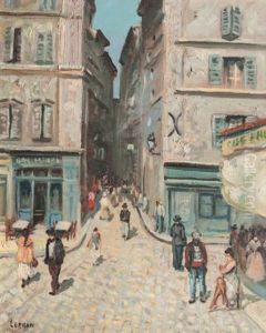 Rue A Marseille by Marcel Leprin