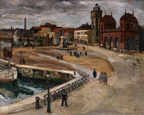 Marins Sur Le Port (dieppe ?) - view 1
