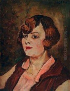 Portrait De Jeune Femme Aux Cheveux Courts Portrait De Jeune Femme Aux Cheveux Courts