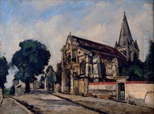 Eglise De Village by Marcel Leprin