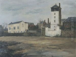 Le Phare De Bas Sablons A St-malo by Marcel Leprin