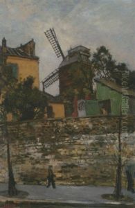 Le Moulin De La Galette by Marcel Leprin