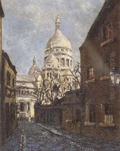 Montmartre, Le Sacre-coeur by Marcel Leprin