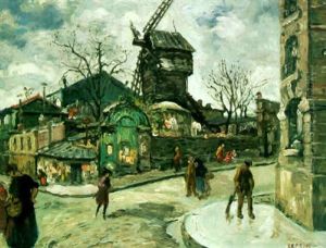Le Moulin De La Galette by Marcel Leprin