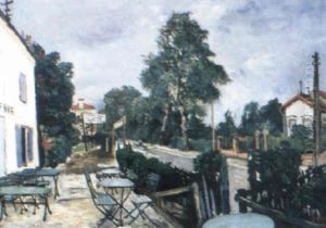 Terrasse De Cafe by Marcel Leprin