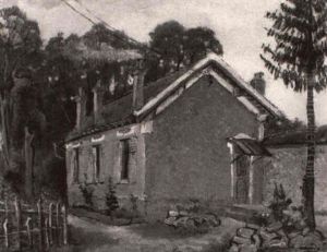 Maisonnette Au Toit Rouge by Marcel Leprin