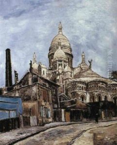 Rue Montante Aupres Du Sacre-coeur A Montmartre Rue Montante Aupres Du Sacre-coeur A Montmartre