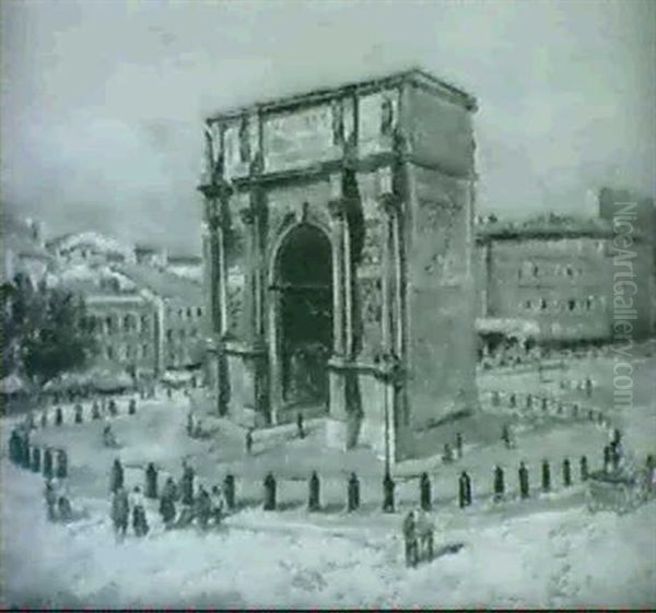 L'arc De Triomphe - view 1
