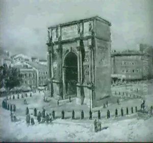 L'arc De Triomphe by Marcel Leprin