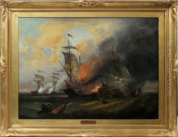 Naval Battle Scene - view 1
