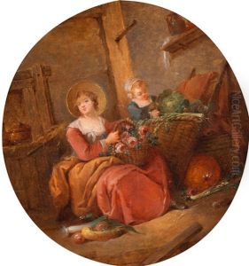 Home From Market by Auguste-Xavier Leprince
