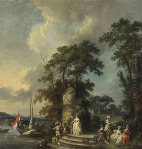 The Embarkation For Cythera by Jean-Baptiste Leprince