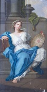 Figures Allegoriques (2 Works) by Jean-Baptiste Leprince