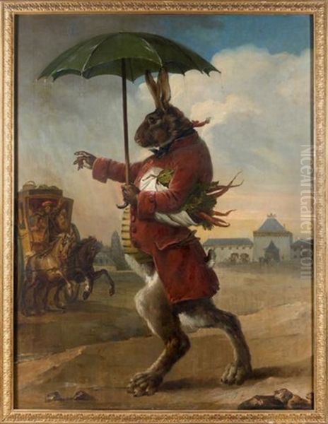Portrait De Hilaire Rouille Du Coudray Dit De Boissy, Marquis De Boissy Et Du Coudray (1765 - 1840) En Lapin - view 1