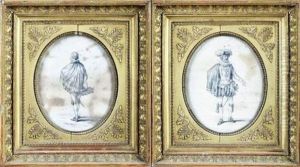 Le Roi Henri Iv (+ Le Duc De Sully; Pair) by Jean-Baptiste Leprince