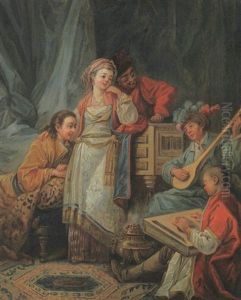 Le Concert Russe by Jean-Baptiste Leprince