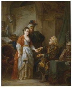 The Fortune-teller by Jean-Baptiste Leprince