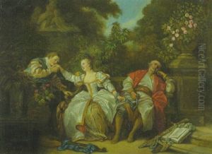 Verbotene Liebschaft by Jean-Baptiste Leprince