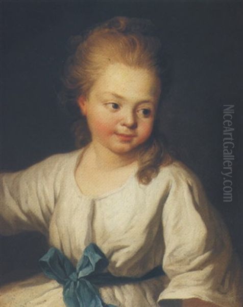 Portrait Of A Young Girl In White - view 1