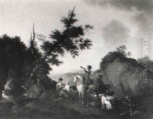 A Hunting Party After The Chase
