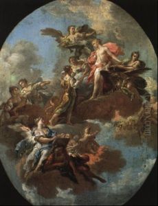 Allegorie De L'abondance Et De La Litterature by Jean-Baptiste Leprince