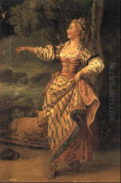 A Shepherdess Dancing - view 1