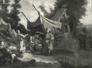 Dancers by Jean-Baptiste Leprince