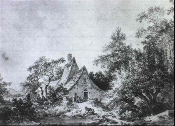 Paysage Avec Lavandiere - view 1