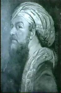 Portrait D'un Oriental by Jean-Baptiste Leprince