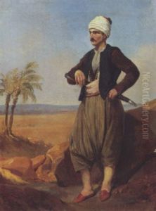 Combattant Grec De L'independance by Robert Leopold Leprince