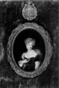 Portrait De La Duchesse De Berry by Hippolyte Joseph Lequeutre