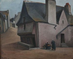 Maisons De Village by Jules Leray