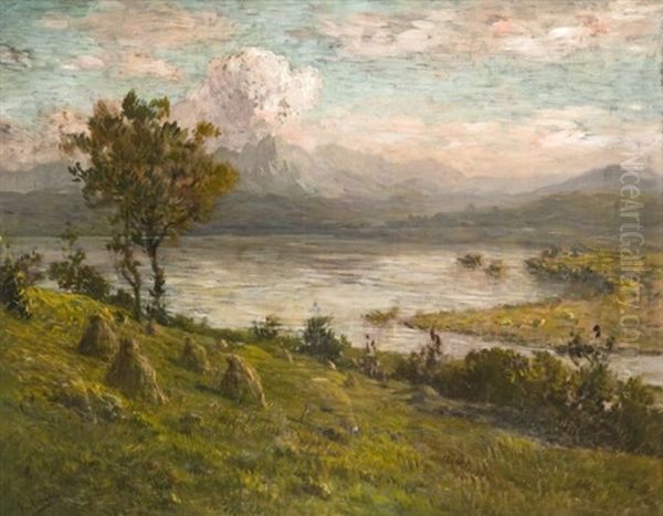 Vue Presumee Du Lac Du Bourget - view 1
