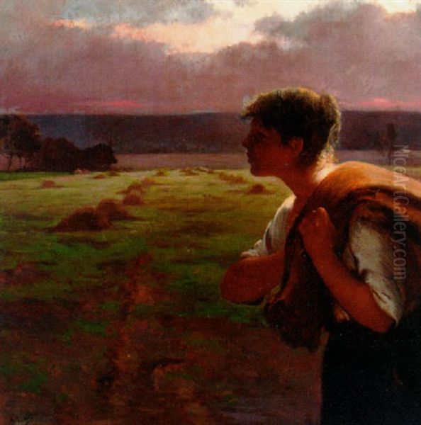 Returning Home At Dusk - view 1